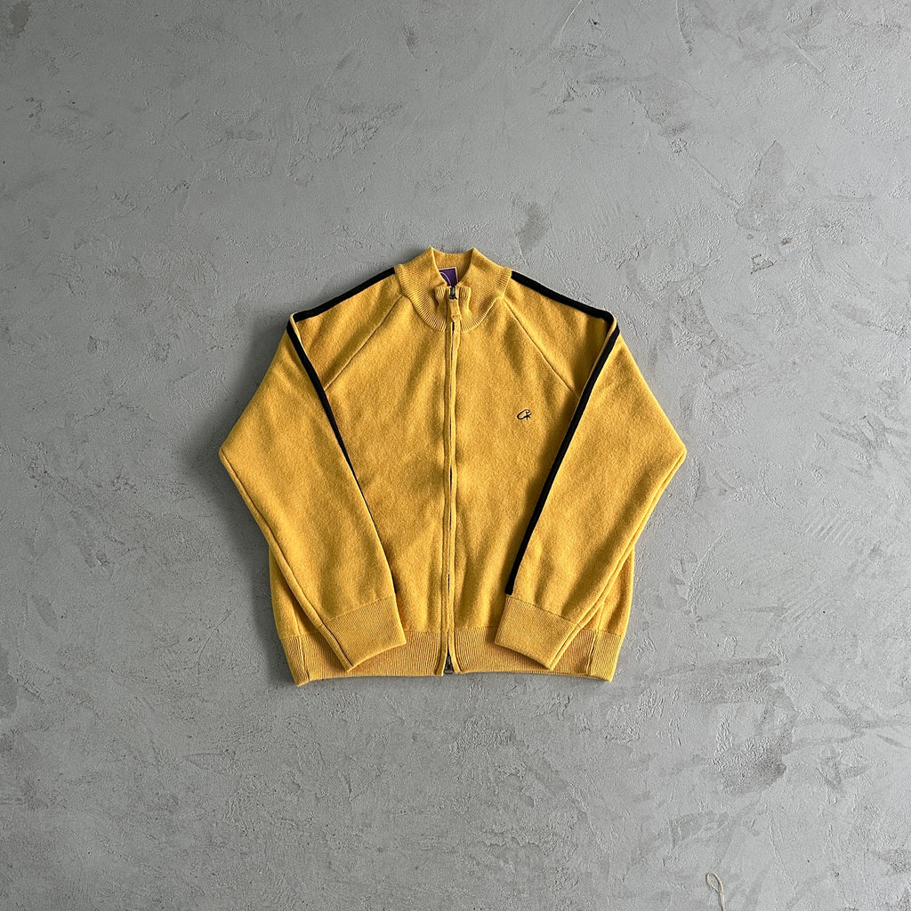 Corteiz Knit Zip Up Fleece - Yellow